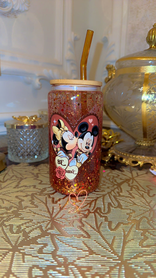 Minnie mouse snowglobe tumbler