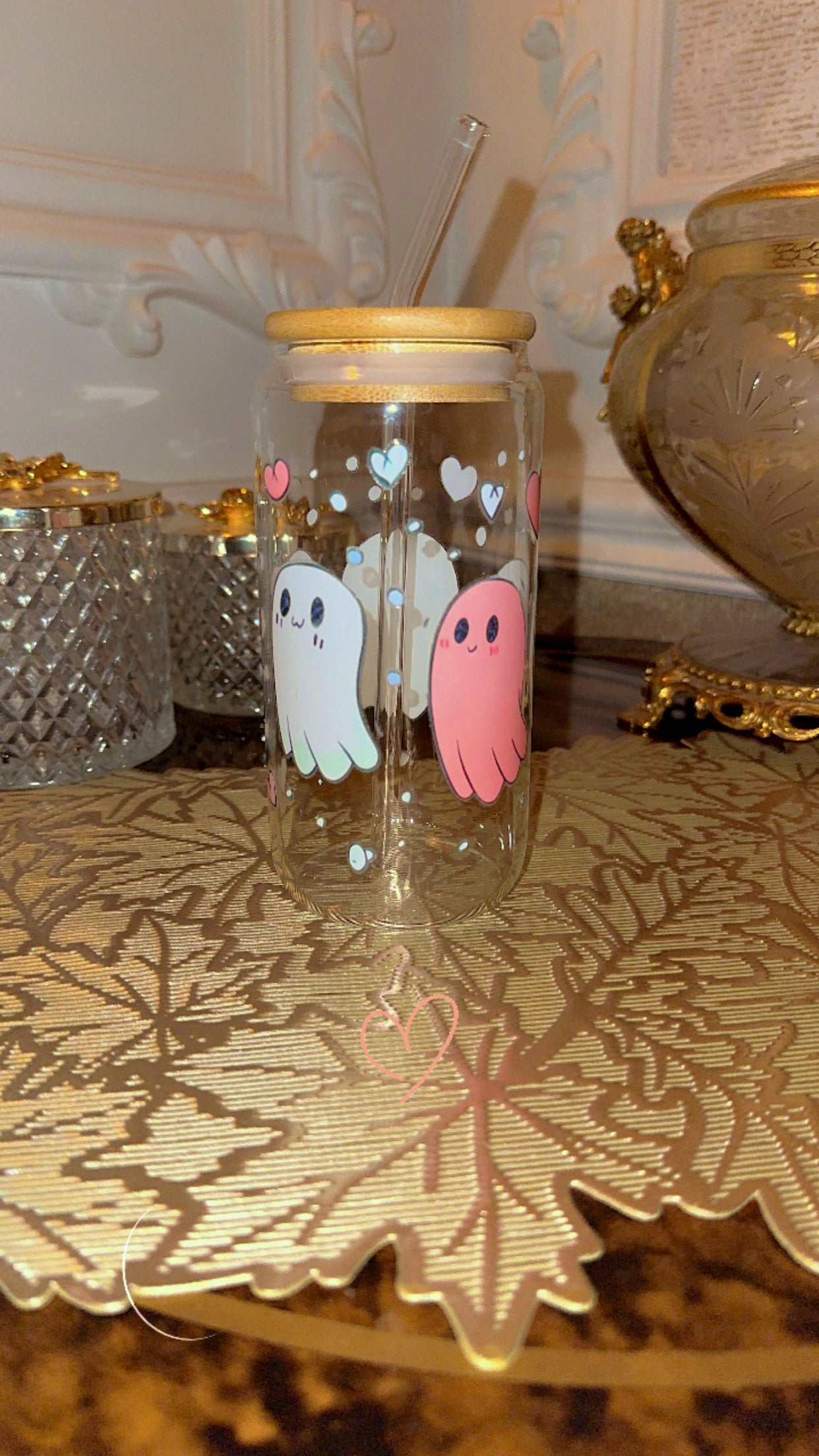 Cute ghost themed tumblers