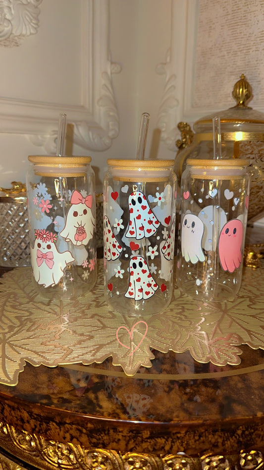 Cute ghost themed tumblers