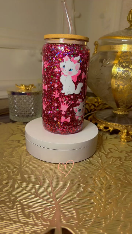 Marie snowglobe tumbler